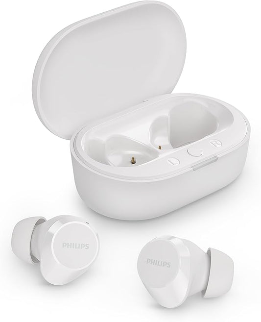 PHILIPS TAT1209WT True Wireless In Ear Bluetooth Headphones [Accessories]