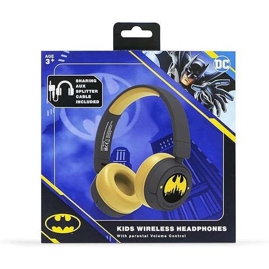 Batman Gotham City Kids Wireless Grey Headphones [Accessories]