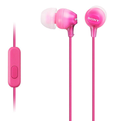 Sony MDR-EX15AP Earphones with Mic and Control - Pink [Accessories]