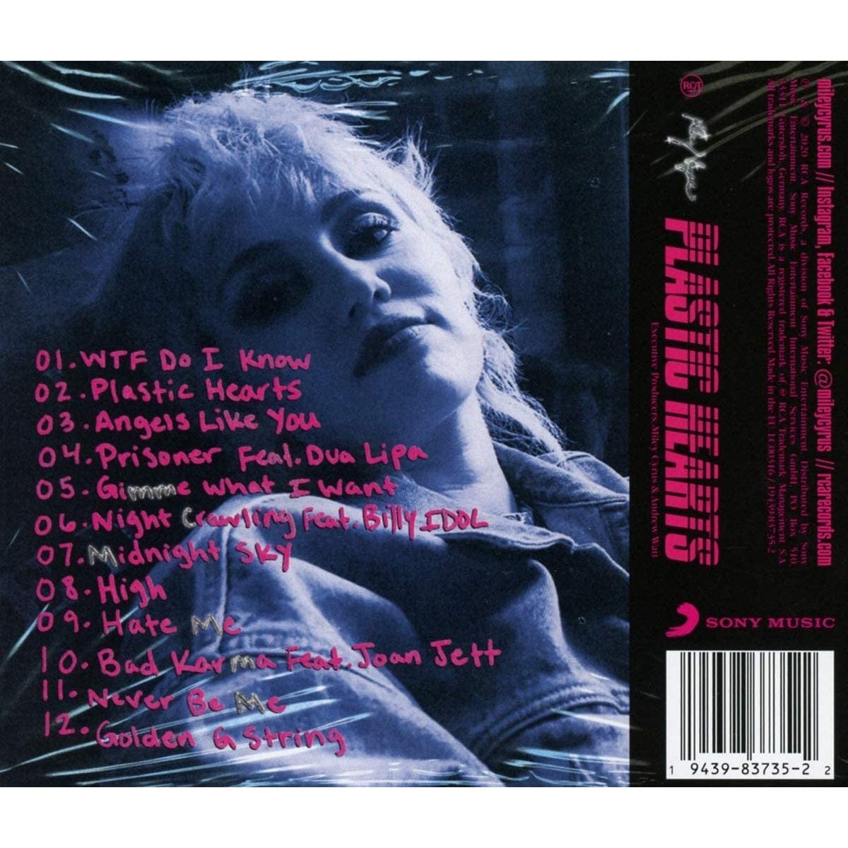 MILEY CYRUS - PLASTIC HEARTS [CD]