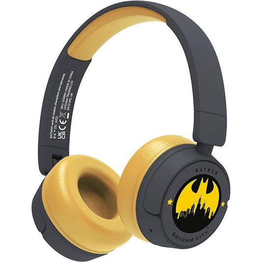 Batman Gotham City Kids Wireless Grey Headphones [Accessories]