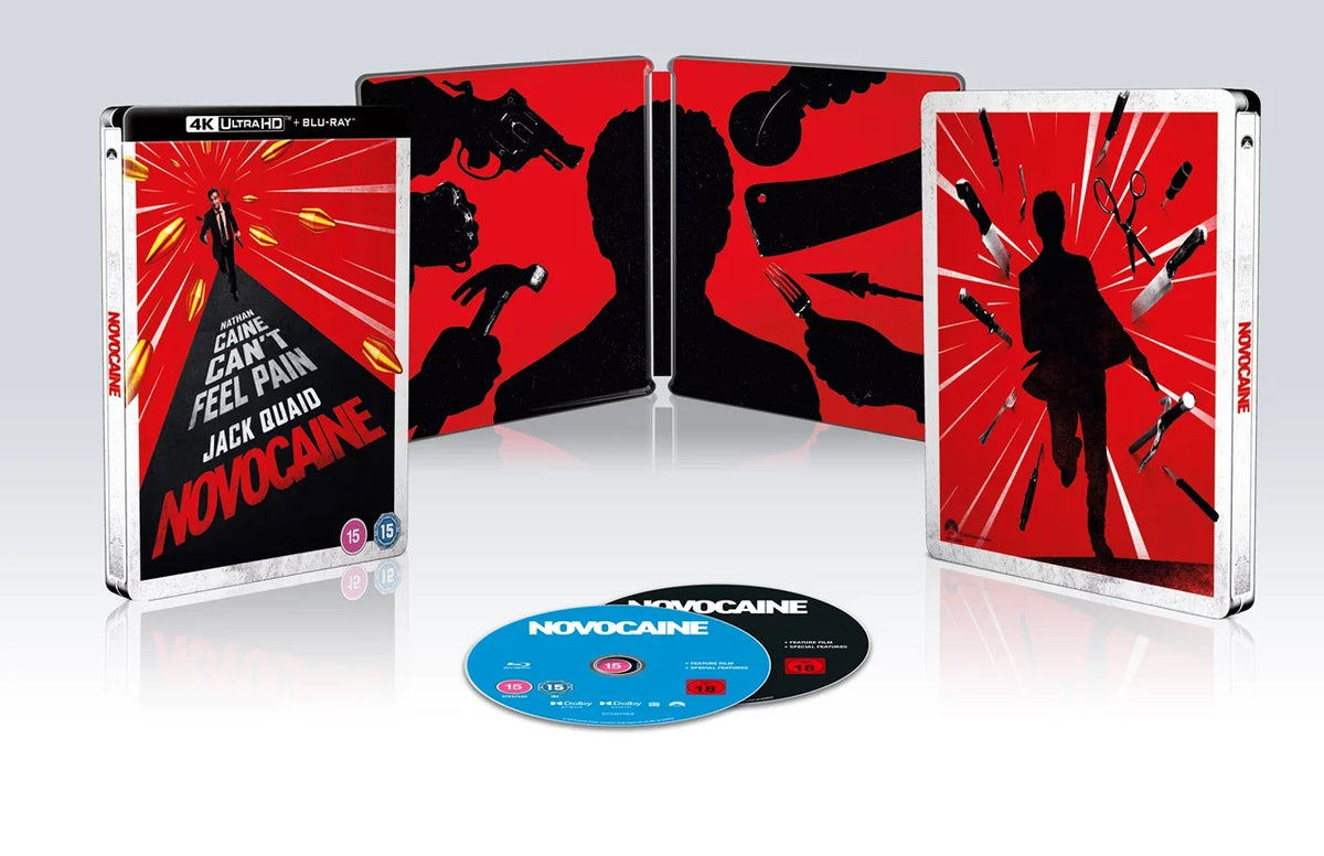 Novocaine (Steelbook) - Dan Berk [4K UHD]