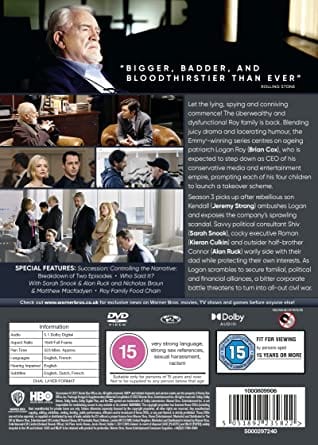 Succession: Season 3 - Jesse Armstrong [DVD]