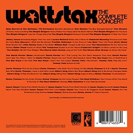 Wattstax '72: The Complete Concert - Various Artists [CD]