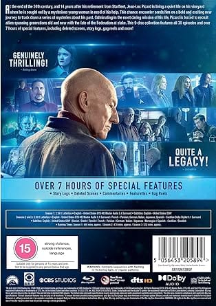 Star Trek: Picard - The Complete Series - Patrick Stewart [BLU-RAY]