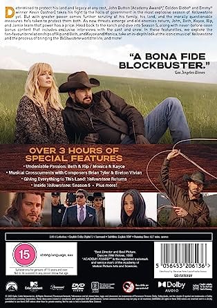Yellowstone Season 5: Part One - Taylor Sheridan [DVD]