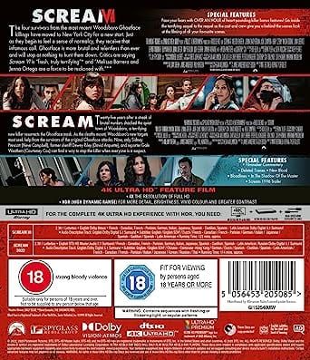 Scream (2022)/Scream VI - Matt Bettinelli-Olpin [4K UHD]