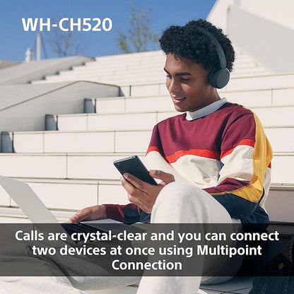 Sony WH-CH520 Wireless Bluetooth On-Ear Headphones [Accessories]