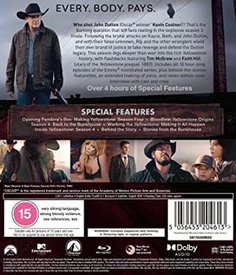 Yellowstone: Season Four - Taylor Sheridan [BLU-RAY]