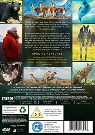 Seven Worlds, One Planet - Sir David Attenborough [DVD]