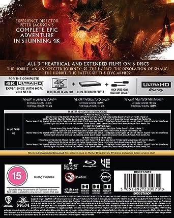 The Hobbit: Trilogy - Peter Jackson [4K UHD]