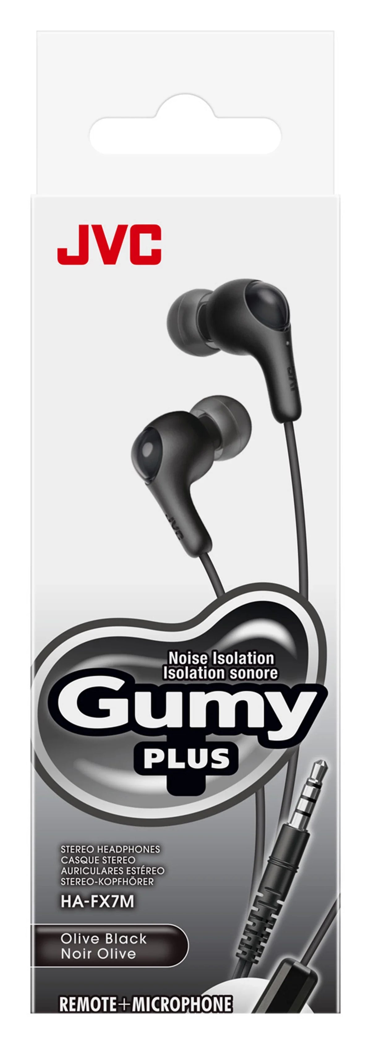 JVC Gumy Black Earphones w/mic [Accessories]