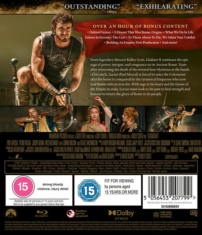 Gladiator II - Ridley Scott [BLU-RAY]