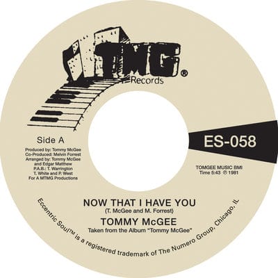 Now That I Have You - Tommy McGee [VINYL]