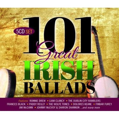 101 Great Irish Ballads:   - Various Artists [CD]