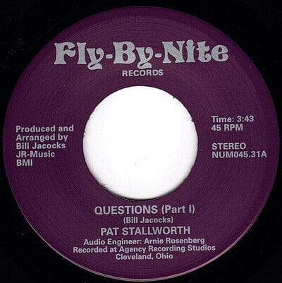 Questions part 1 & 2 - Pat Stallworth [VINYL]