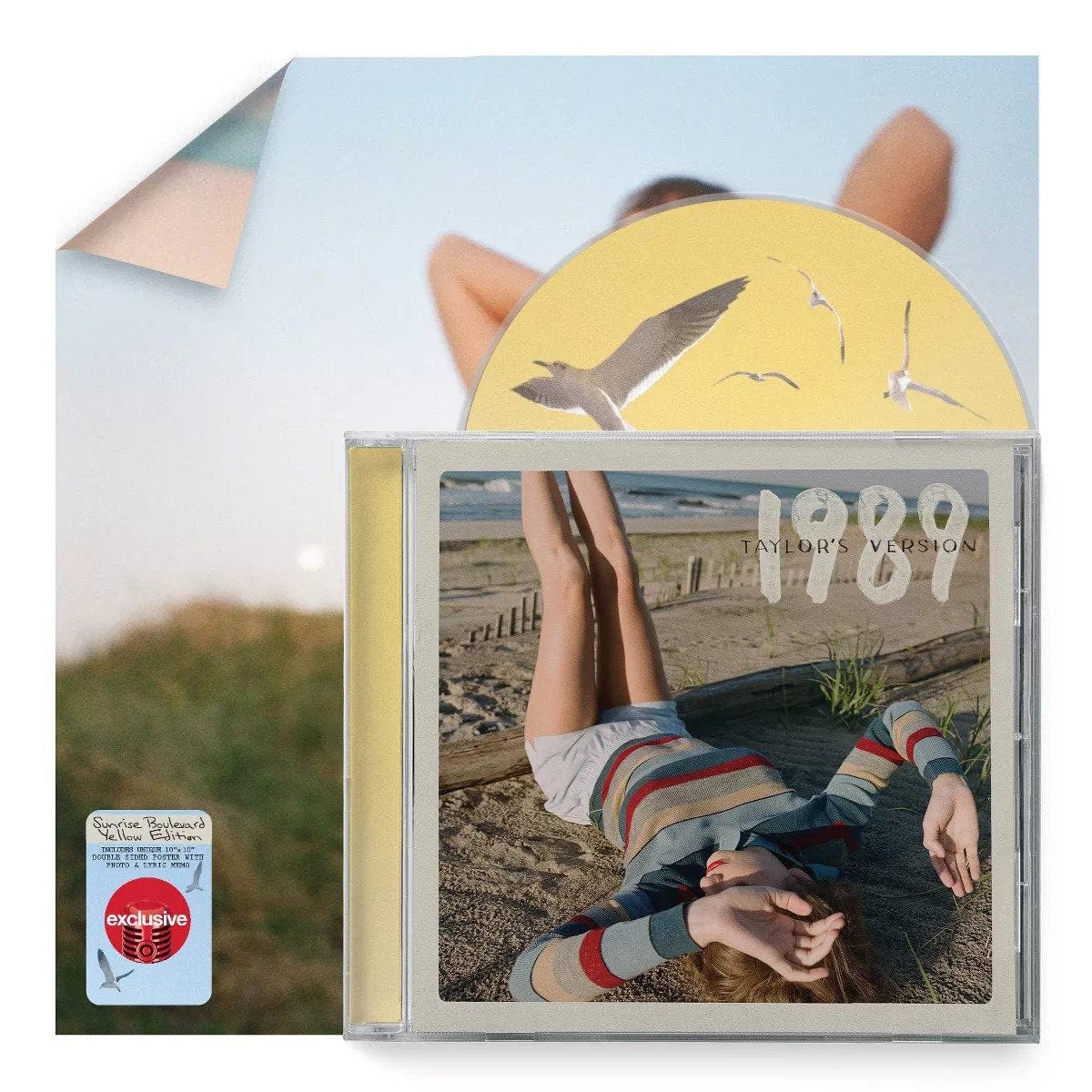 1989 (Taylor's Version)(Sunrise Boulevard Yellow CD) - Taylor Swift [CD]