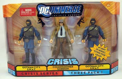 DC Universe Infinite Heroes Crisis Series 3-Pack: Gotham City SWAT - Commissioner Gordon (Shelf Wear Packaging)