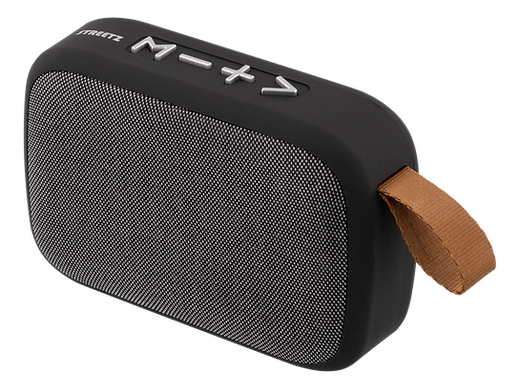 Streetz S101 Portable Bluetooth Speaker, USB/TF/FM, Black [Tech & Turntables]