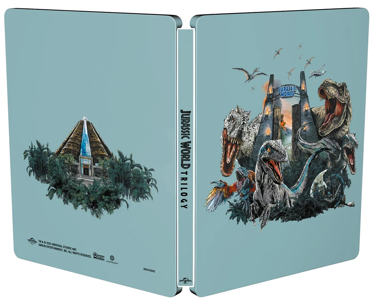 Jurassic World Trilogy (Steelbook) - Colin Trevorrow [4K UHD]