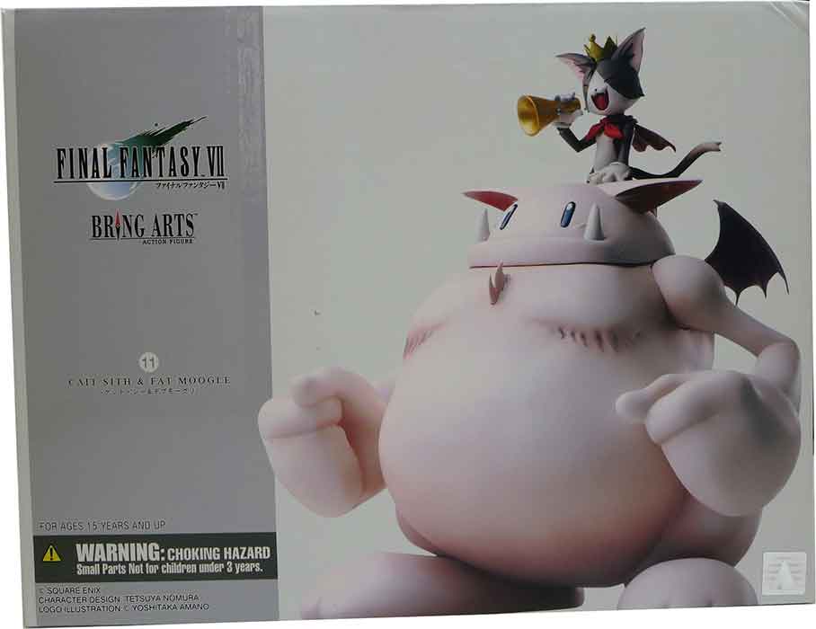Final Fantasy VII 6 Inch Action Figure Bring Arts - Cait Sith & Fat Moogle