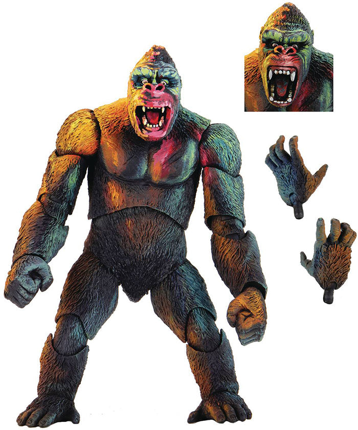 King Kong 8 Inch Action Figure Ultimate - King Kong Illustrated Version (Sub-Standard Packaging)