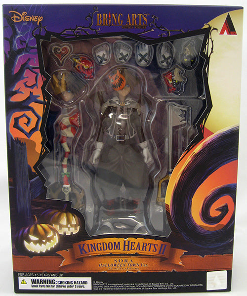 Kingdom Hearts II 6 Inch Action Figure Bring Arts Series - Sora Halloween Town Version (Shelf Wear Packaging)