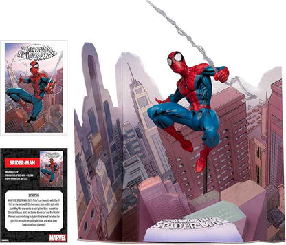Marvel Collectible 1/10 Scale 7 Inch Statue Figure Posed Scene - The Amazing Spider-Man #1