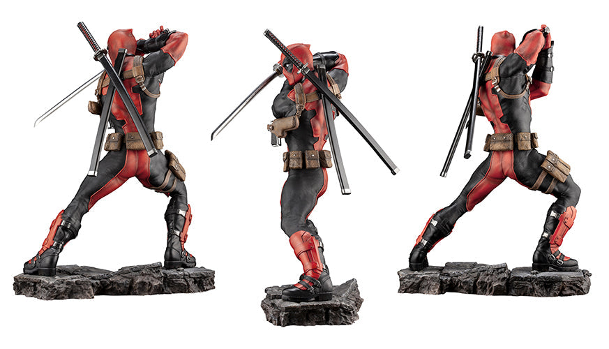 Marvel Comics Presents 12 Inch Statue Figure Fine Art Statue - Maximum Deadpool