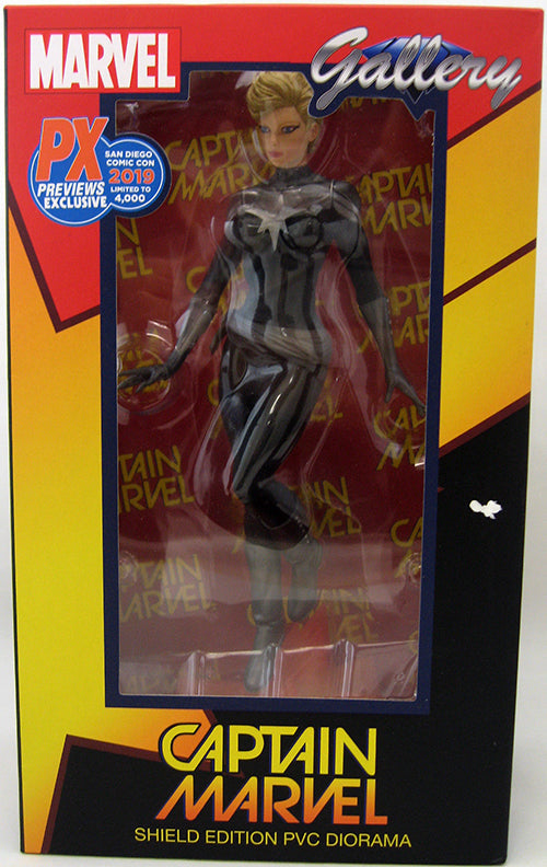 Marvel Gallery 10 Inch Statue Figure Captain Marvel - Shield Captain Marvel SDCC 2019 (Shelf Wear Packaging)