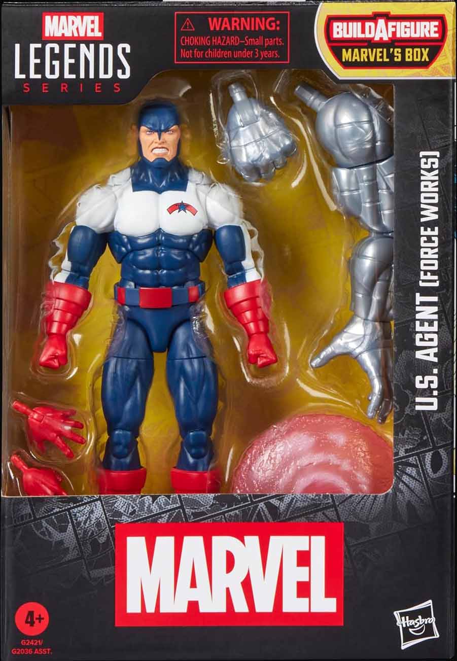Marvel Legends 6 Inch Action Figure BAF Box - U.S. AGENT Force Works
