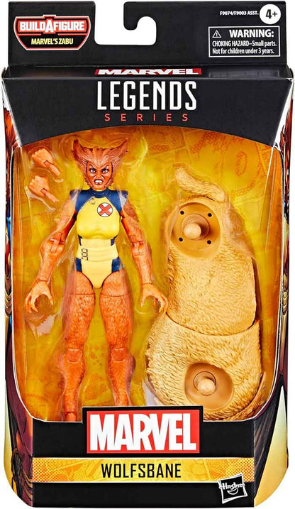 Marvel Legends 6 Inch Action Figure BAF Zabu - Wolfsbane (Sub-Standard Packaging)