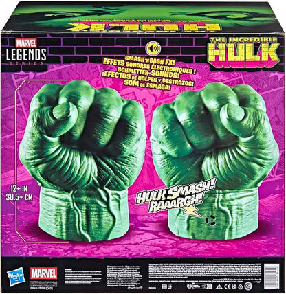 Marvel Legends Gears Life Size Prop Replica - Hulk Premium Roleplay Fists with Smash 'N Bash Sound FX