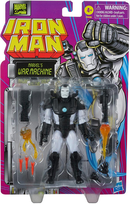 Marvel Legends Retro 6 Inch Action Figure Iron Man - War Machine (Non Mint Packaging)
