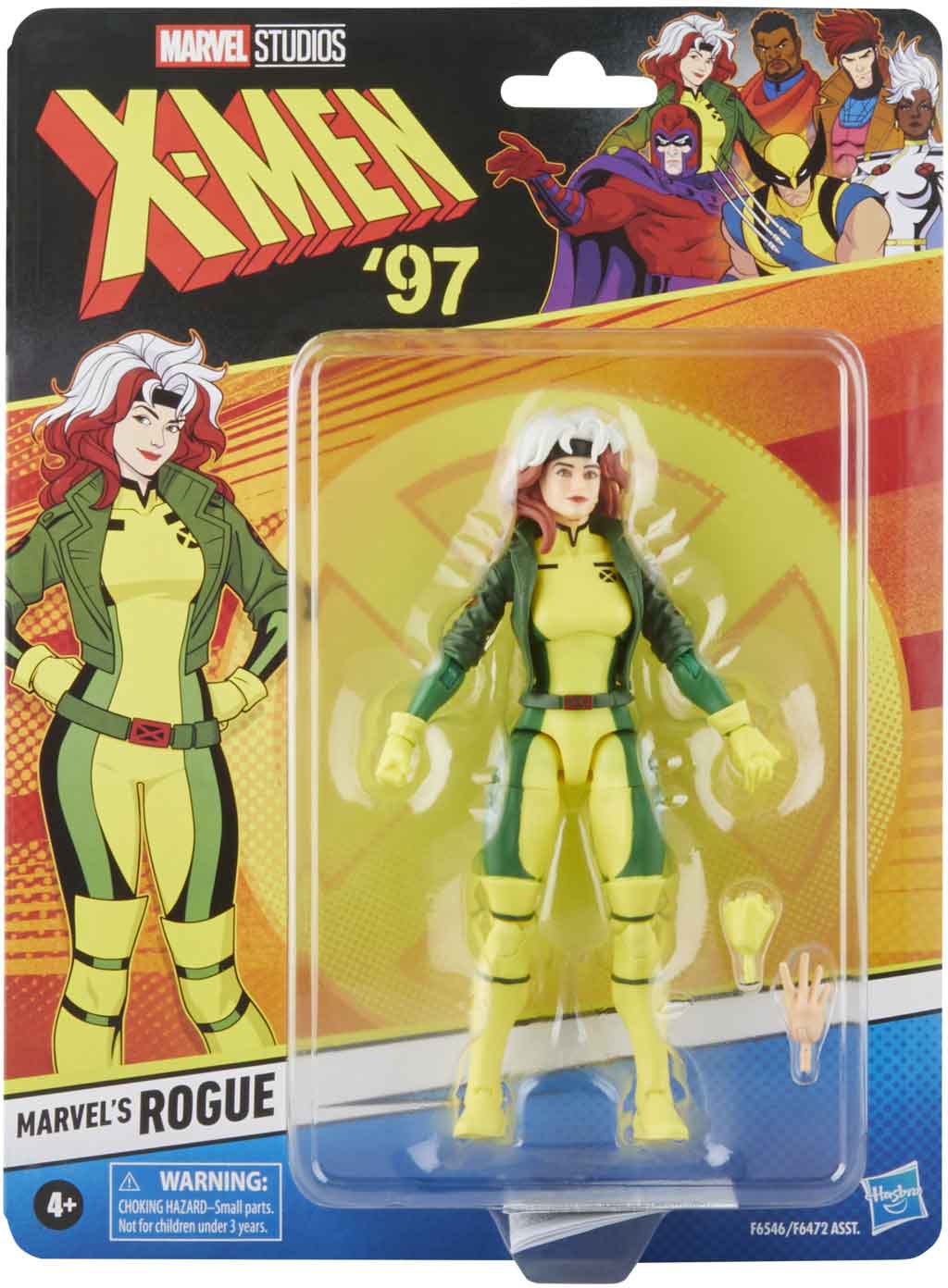 Marvel Legends Retro 6 Inch Action Figure X-Men '97 Wave 1 - Rogue Reissue (Open Box Damaged Packaging)