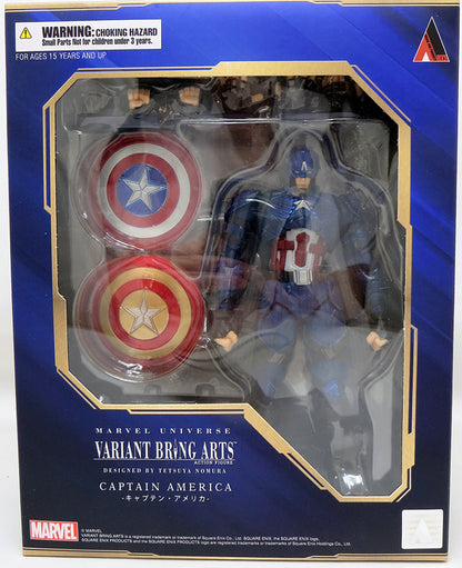 Marvel Universe Variant 6 Inch Action Figure Bring Arts - Captain America (Shelf Wear Packaging)