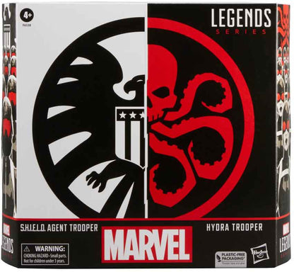 Marvel Legends 6 Inch Action Figure 2-Pack - S.H.I.E.L.D. Agent Trooper and Hydra Trooper