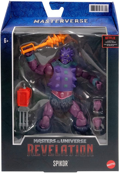 Masters Of The Universe Revelation 7 Inch Action Figure Masterverse Netflix - Spikor (Damaged Packaging)