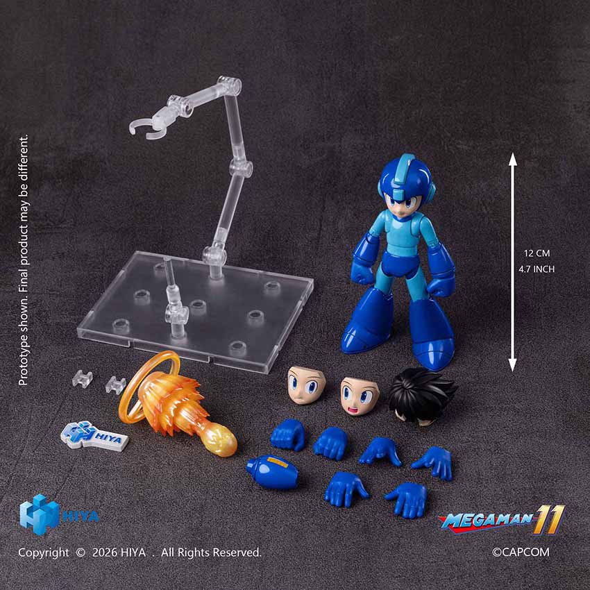 Megaman Original 5 Inch Action Figure Exquisite Basic - Mega Man Classic (Pre-Order Ships Feb. 2027)