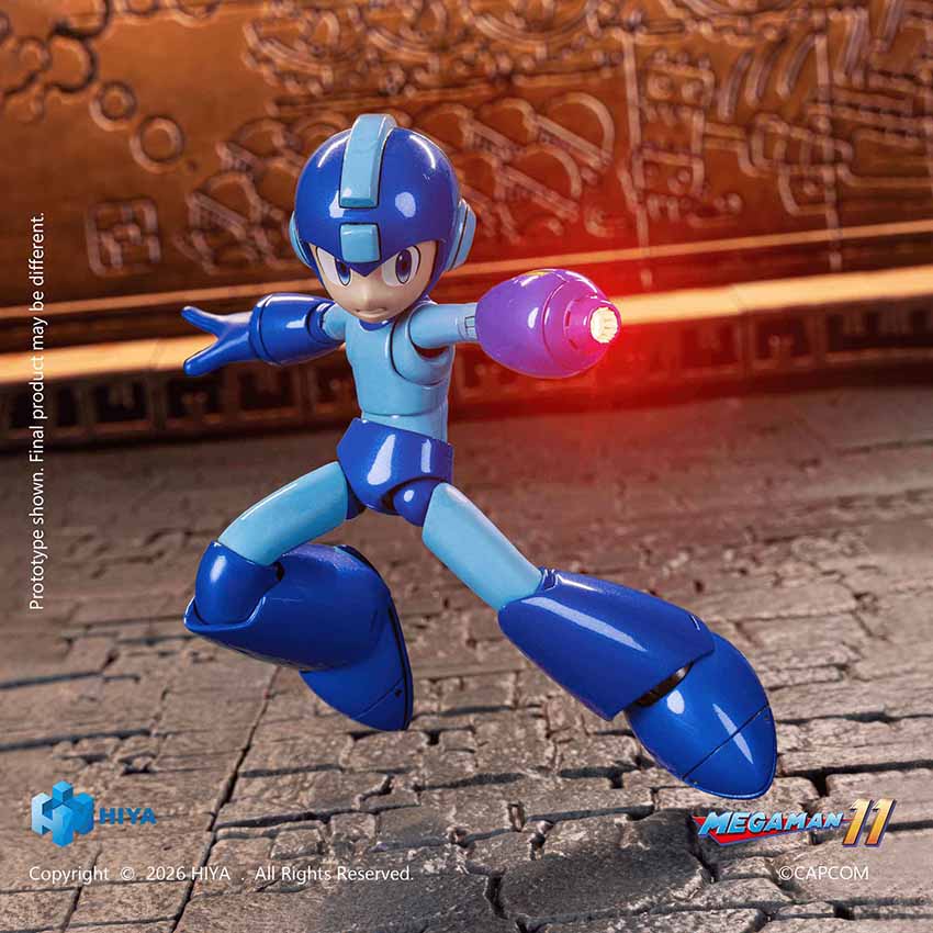 Megaman Original 5 Inch Action Figure Exquisite Basic - Mega Man Classic (Pre-Order Ships Feb. 2027)