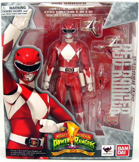 Power Rangers Mighty Morphin 6 Inch Action Figure S.H. Figuarts - Red Ranger (Sub-Standard Packaging)