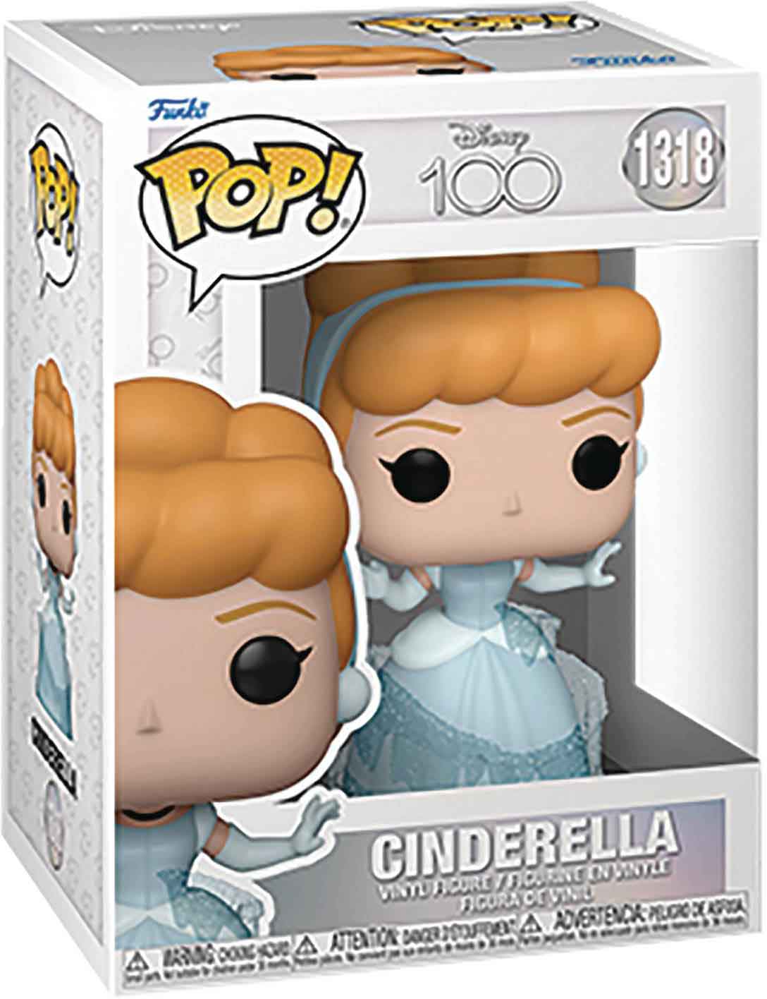 Pop Disney Cinderella 3.75 Inch Action Figure   - Cinderella #1318