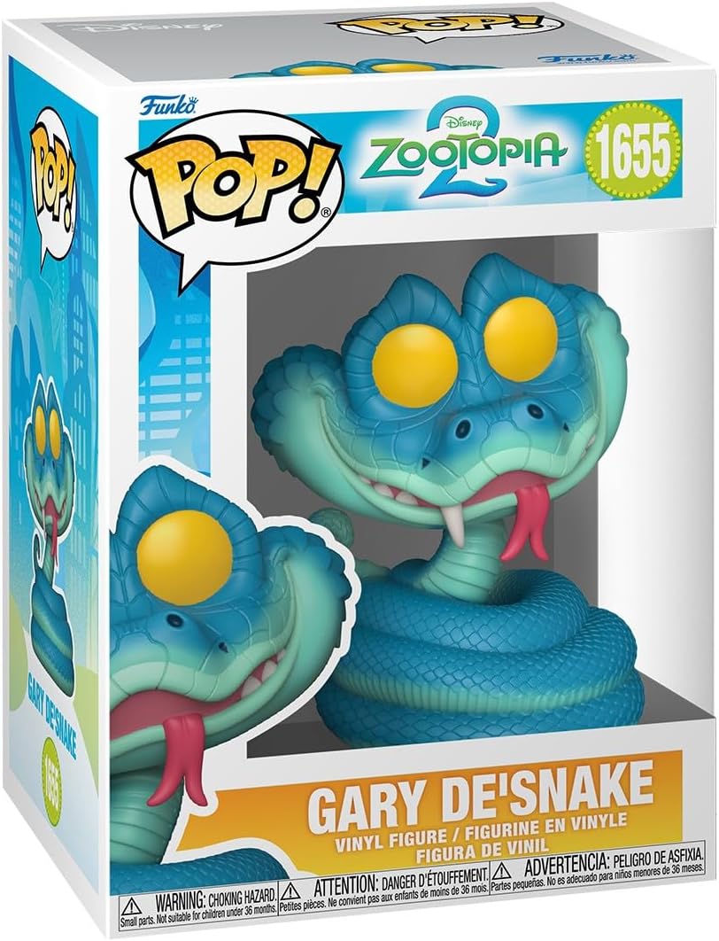 Pop Disney Zootopia 3.75 Inch Action Figure - Gary De'Snake #1655