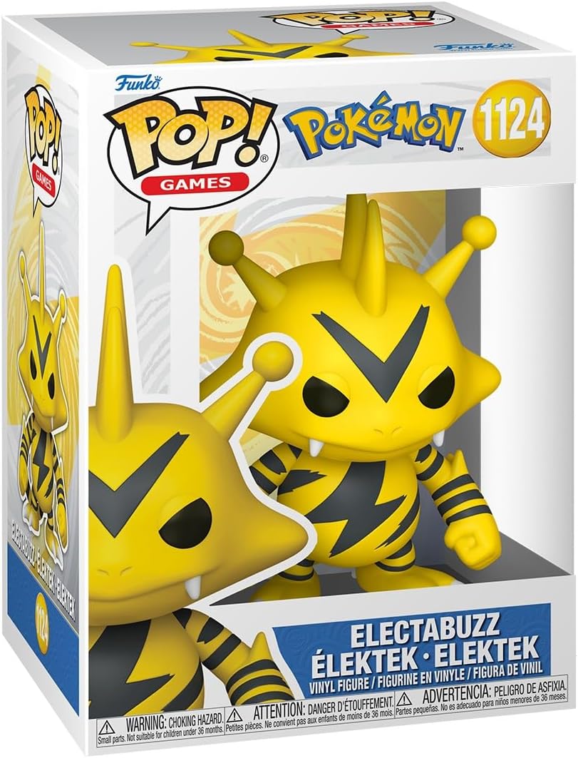 Pop Games Pokemon 3.75 Inch Action Figure - Electabuzz #1124
