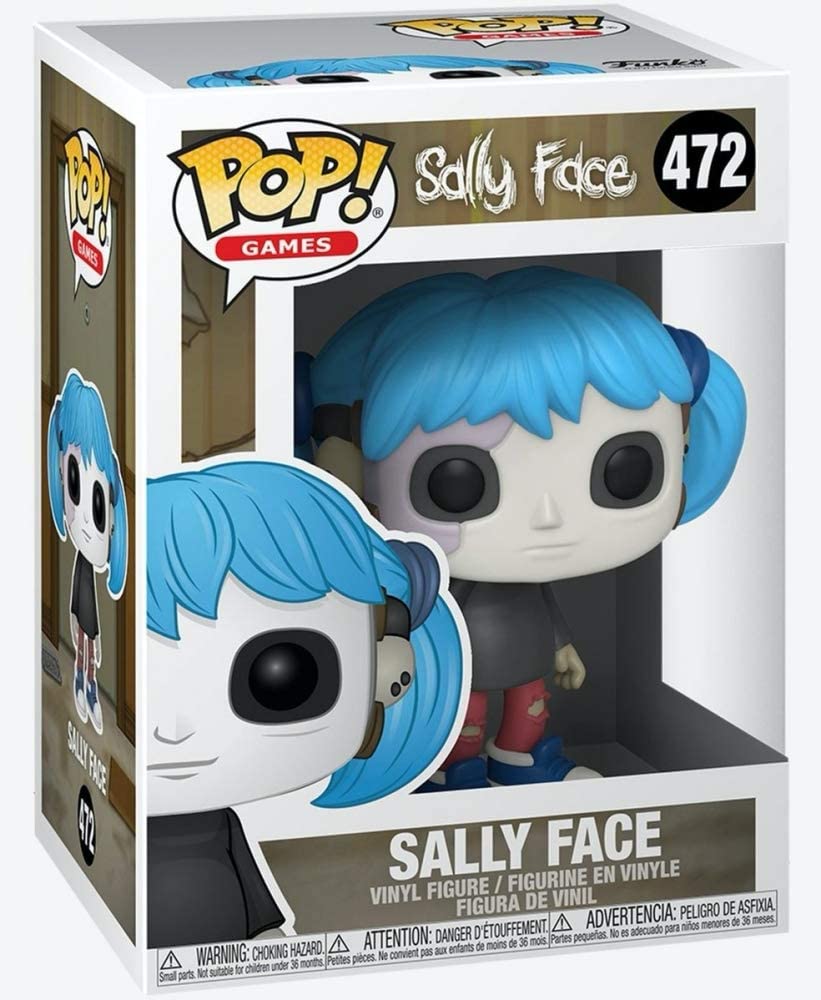 Pop Games Sally Face 3.75 Inch Action Figure - Sally Face #472 (Shelf Wear Packaging)