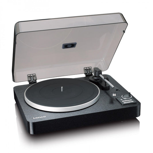 Lenco LBTA-165BK Fully Automatic Bluetooth Turntable, Black [Tech & Turntables]