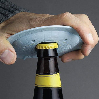 Star Trek The Next Generation 4 Inch Vehicle Figure - Star Trek Enterprise NCC-1701 Bottle Opener (Shelf Wear Packaging)