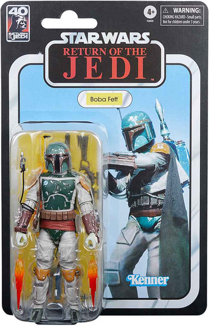 Star Wars 40th Anniversary Return of the Jedi 6 Inch Action Figure Deluxe - Boba Fett (Sub-Standard Packaging)