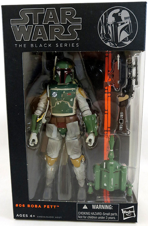 Star Wars 6 Inch Action Figure The Black Series 4 - Boba Fett #06 (Shelf Wear Pakaging)