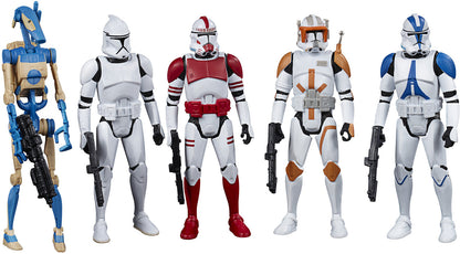 Star Wars Celebrate The Saga 3.75 Inch Action Figure Box Set - Galactic Republic Troopers 5 Pack (Shelf Wear Packaging)